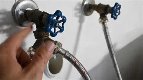 washing machine water supply valve leaking|How To Fix A Leaking Washing Machine On/Off Water Valve。